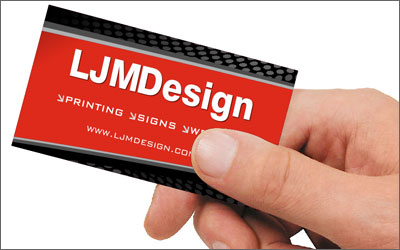 Matt Finish Business Cards. LJMDesign Provides Quality Printing, Signs and Websites. Cairns and Townsville North Queensland.